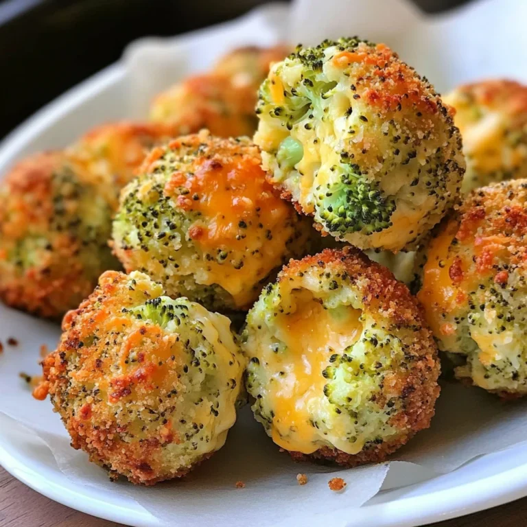 Baked Broccoli Cheese Balls