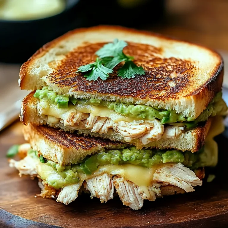 Chicken Avocado Melt Sandwich