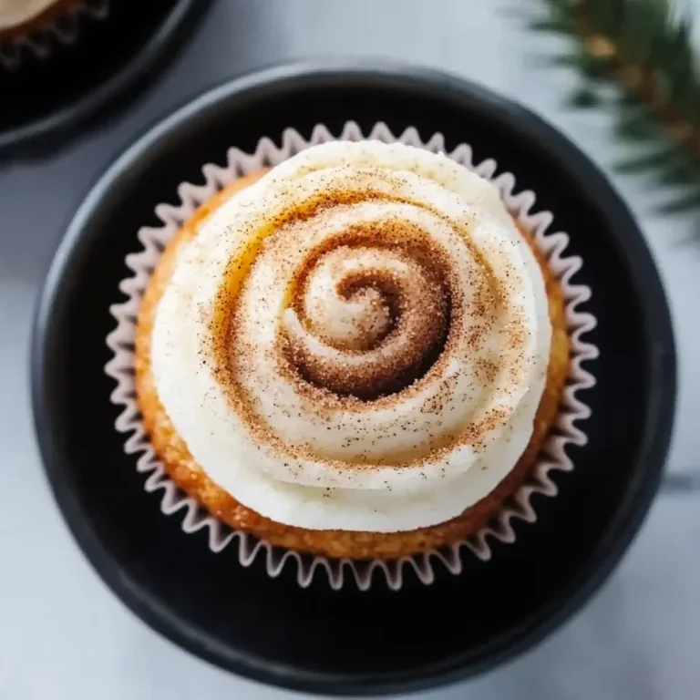 Cinnamon Roll Cupcakes