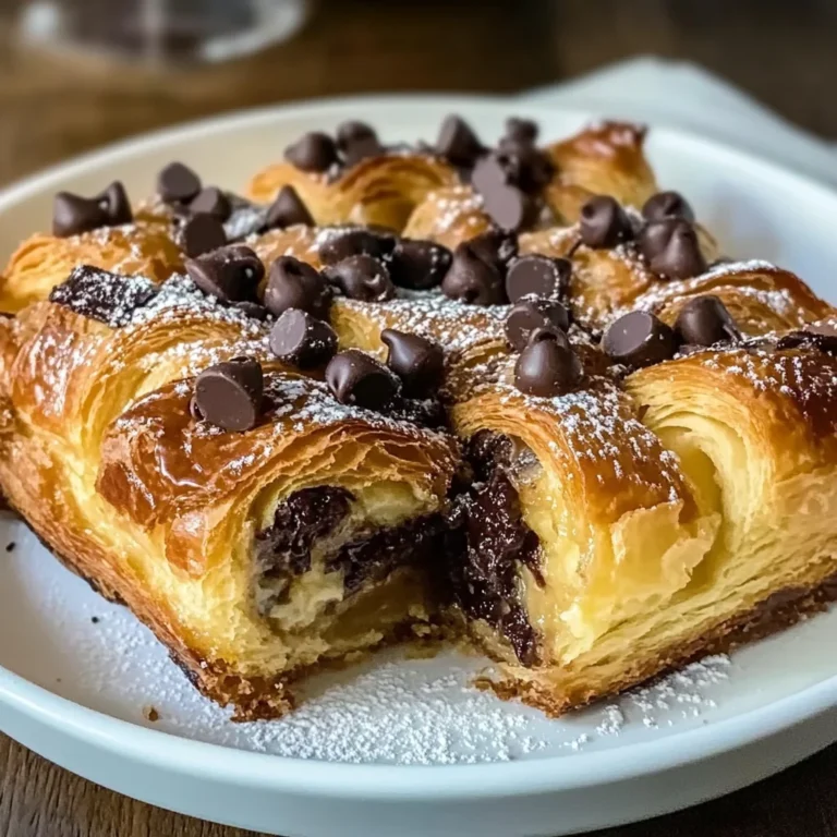 Decadent Chocolate Croissant Breakfast Bake