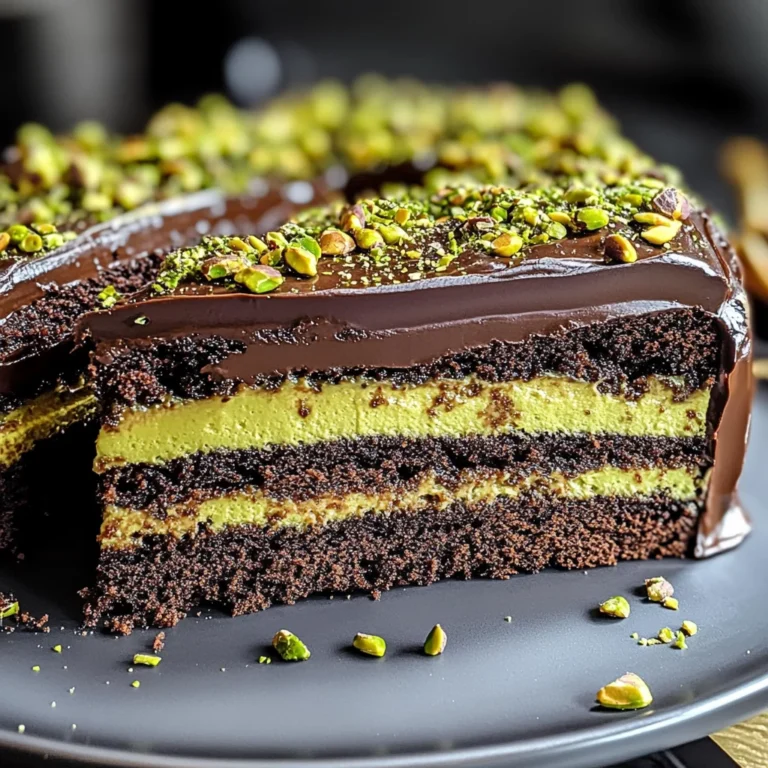 Dubai Chocolate Cake