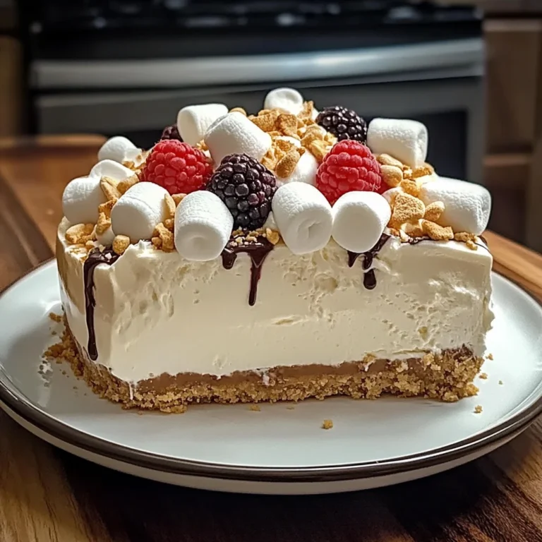 Marshmallow Whip Cheesecake : No-Bake Dream Dessert