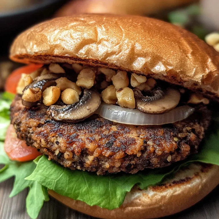 Mushroom Veggie Burgers