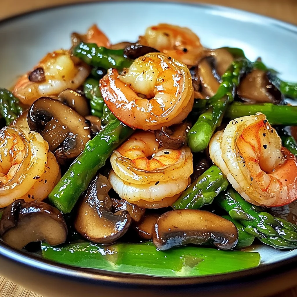 Shrimp and Asparagus Stir-Fry with Mushrooms: An Amazing Ultimate Recipe