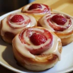 Strawberry Cheesecake Cinnabon Rolls