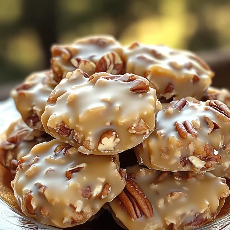 Vanilla Pecan Pralines
