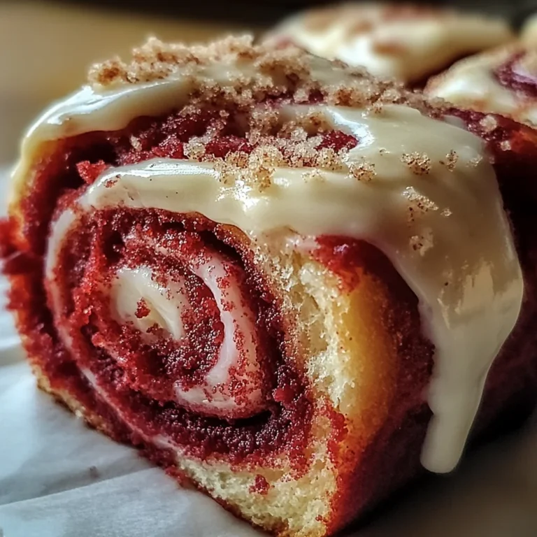 ed Velvet Cinnamon Rolls: A Decadent Twist on a Classic